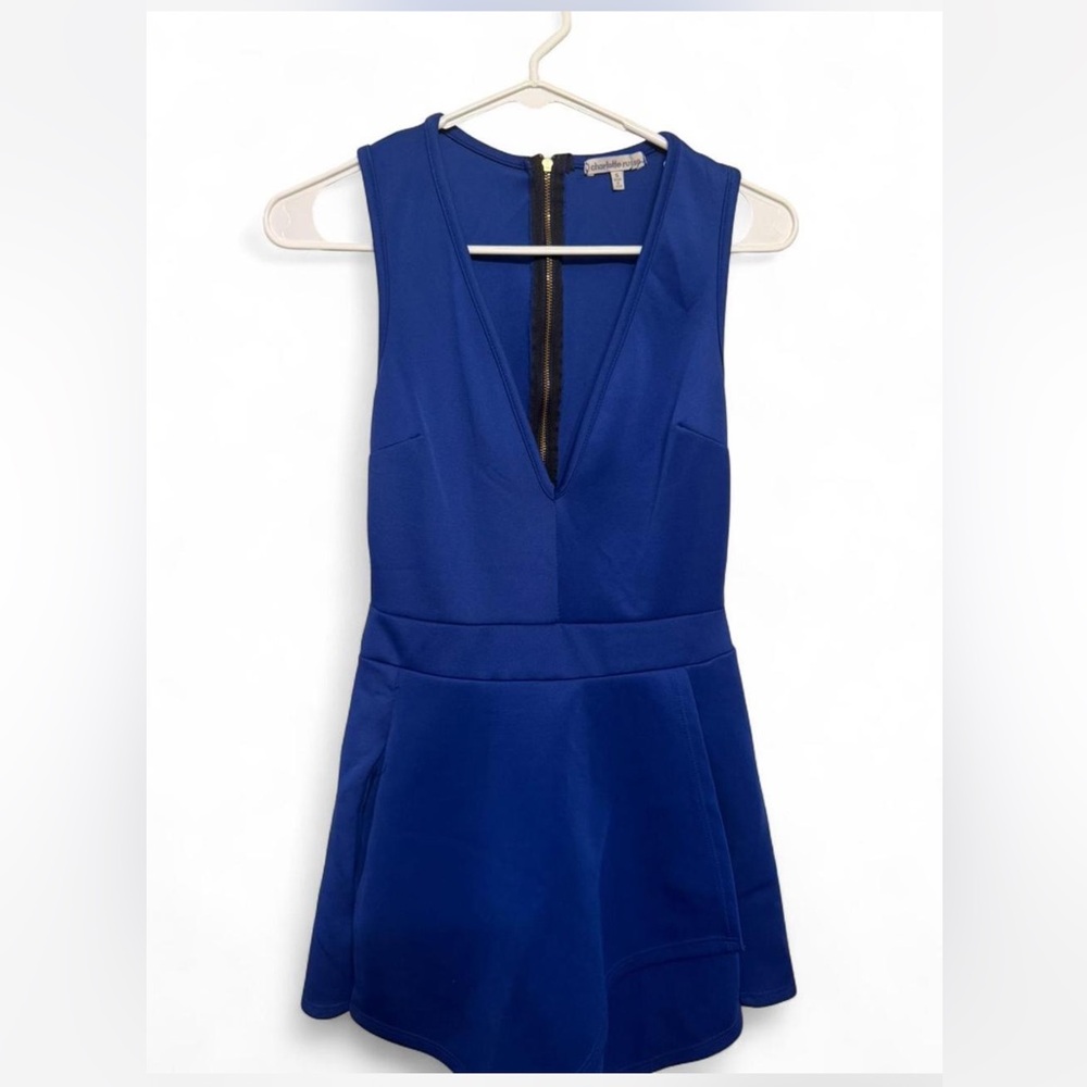 Charlotte Russe Blue Romper